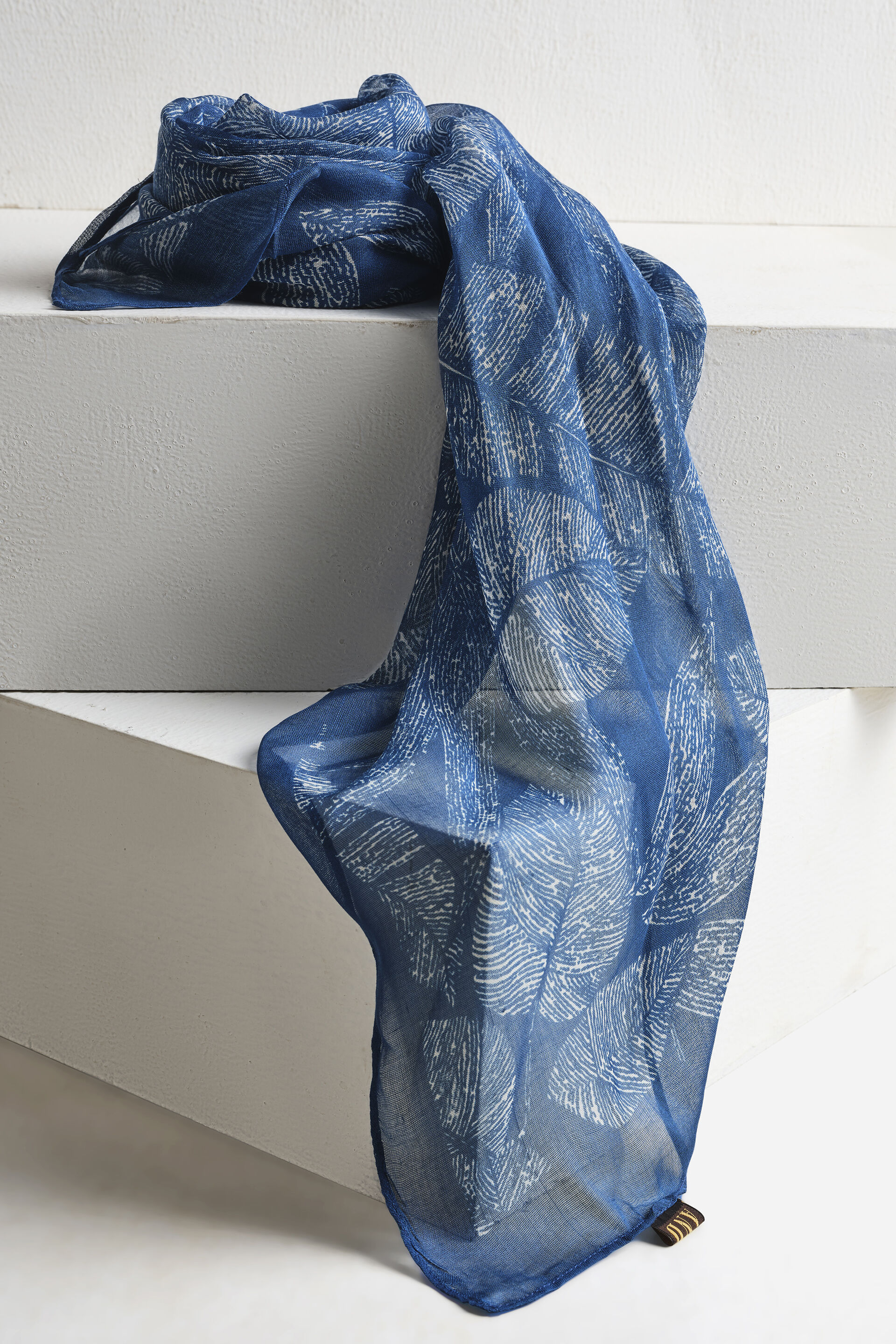 Azure Lake Blue Modal Scarf, , image 1